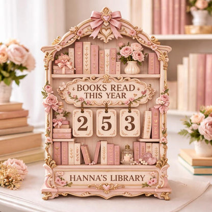 Coquette Books Read This Year Tracker Sign