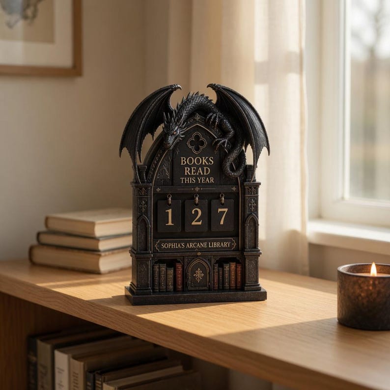 Custom Dragon Book Reading Tracker Sign