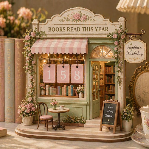 Custom Books Read This Year Counter Decor