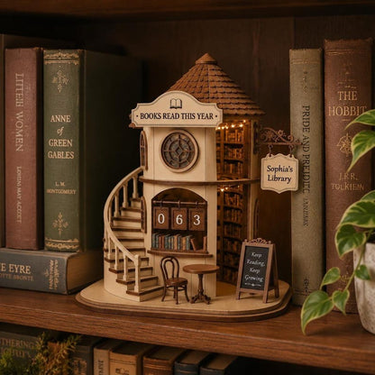 Personalized Book Counter Reading Tracker