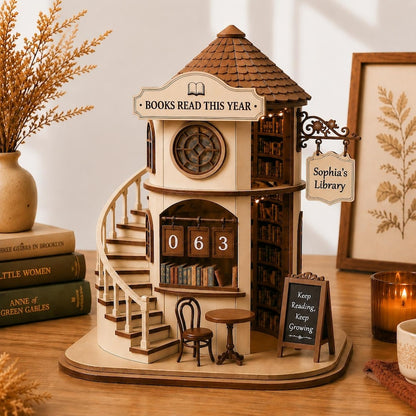 Personalized Book Counter Reading Tracker
