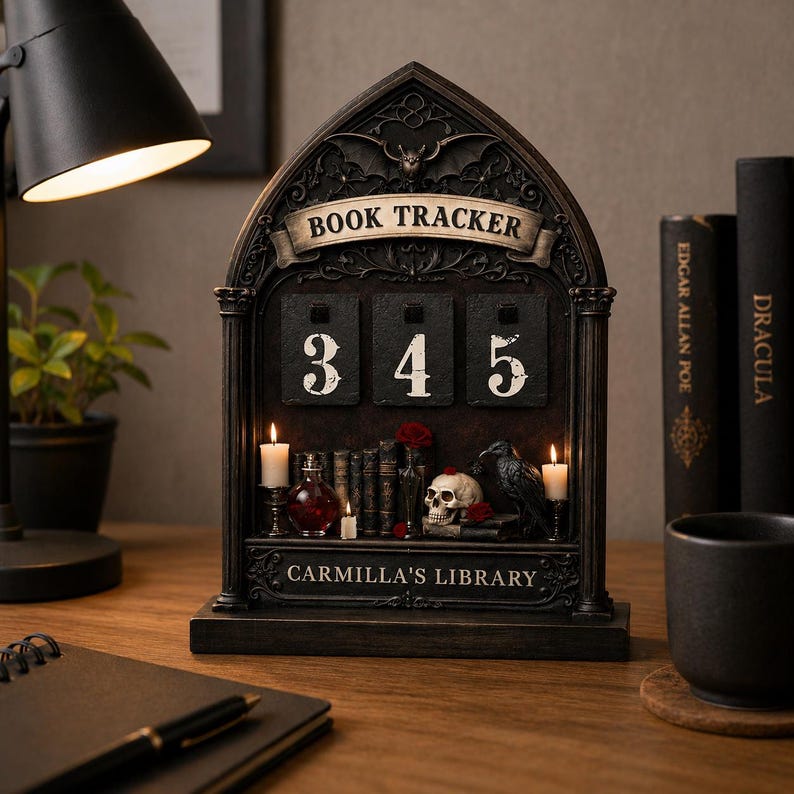 Gothic Books Read This Year Tracker Sign