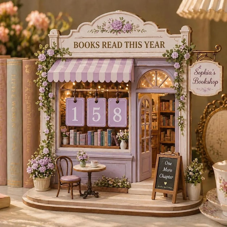 Cozy Bookshop Books Read This Year Counter
