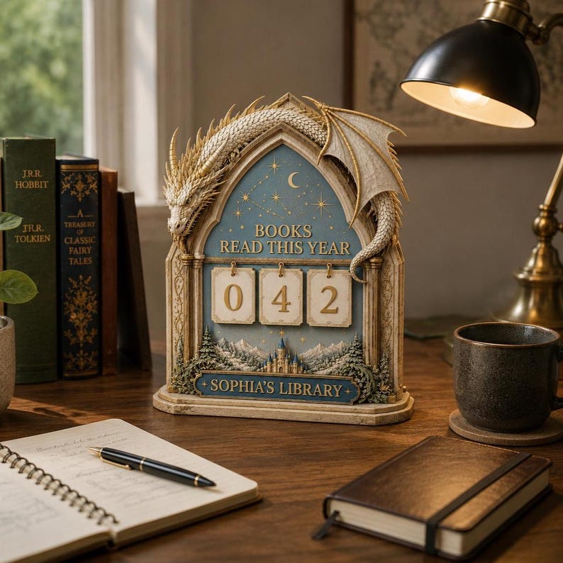 Fantasy Dragon Books Read This Year Tracker