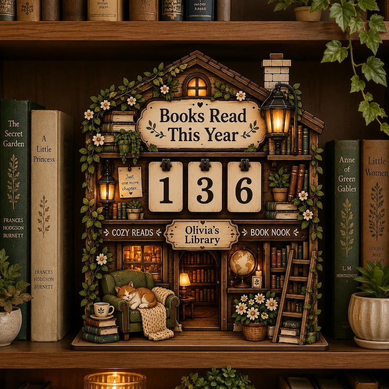 Cat Library Books Read This Year Counter