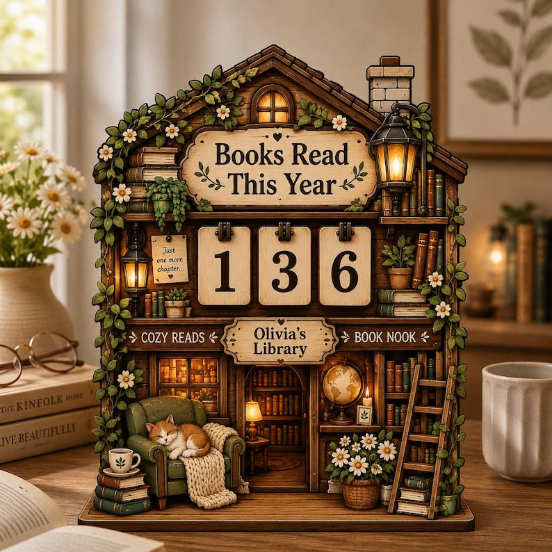 Cat Library Books Read This Year Counter