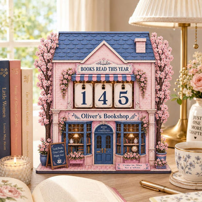Cherry Blossom Book Tracker Counter