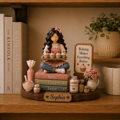 Personalized Baker Wooden Block Sign