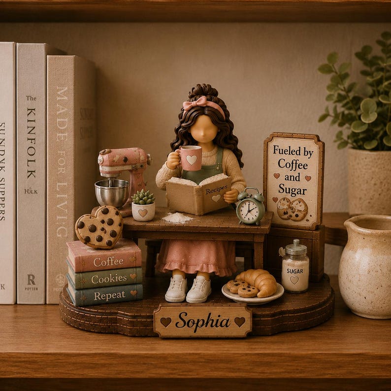 Personalized Baker Wooden Block Sign