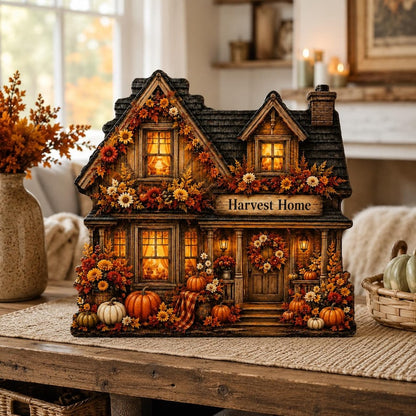 Custom Beach Bookstore Wooden Block Decor