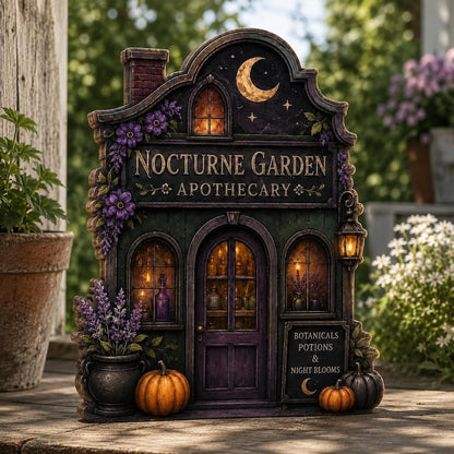Personalized Apothecary Wooden Block Decor